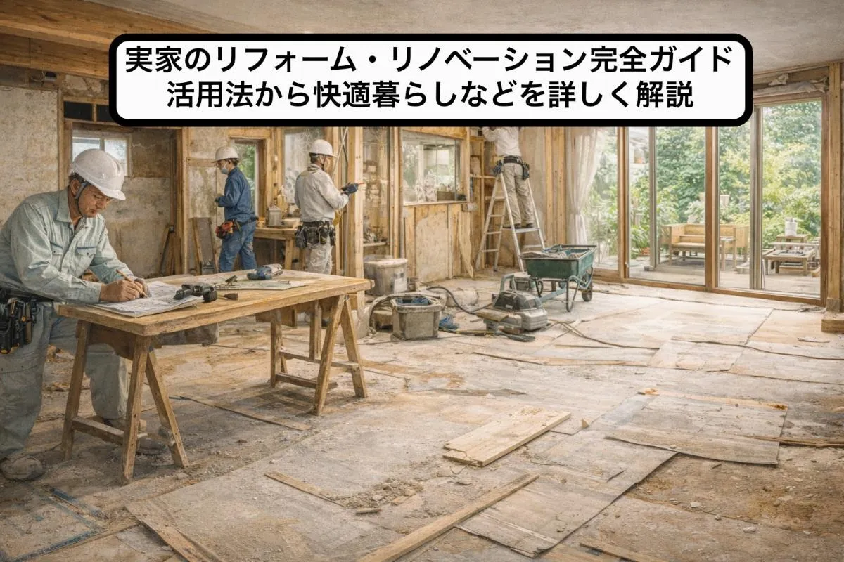 実家のリフォーム・リノベーション完全ガイド:活用法から快適暮らしなどを詳しく解説