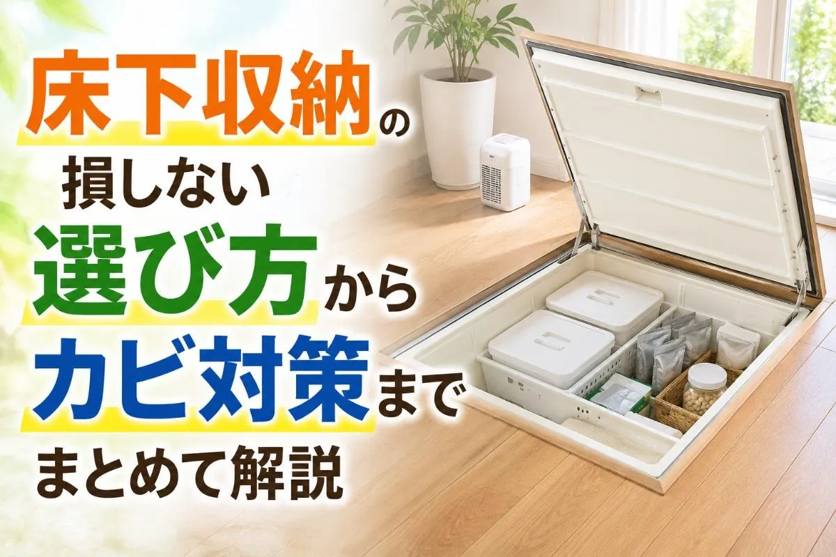 床下収納の損しない選び方からカビ対策までまとめて解説
